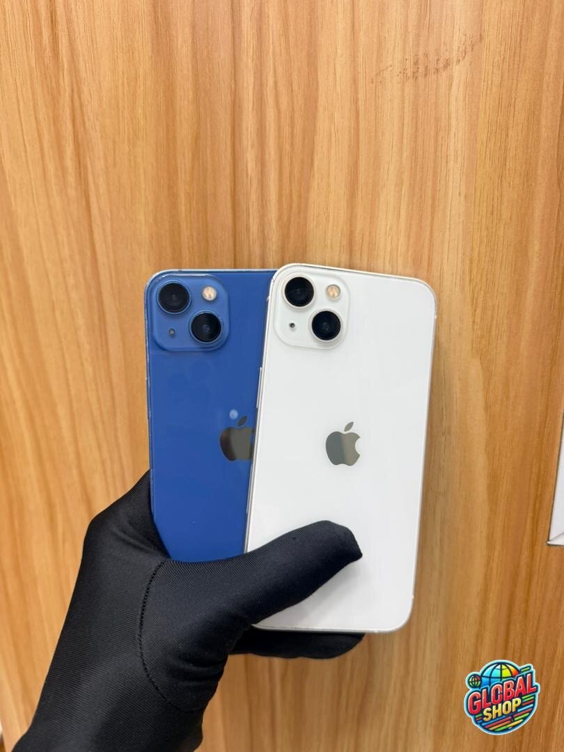 iPhone 13 Bleu et Blanc