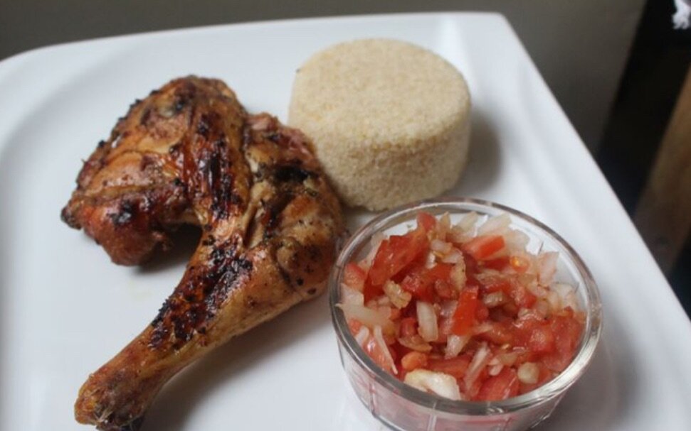 Plat Attieké +poulet