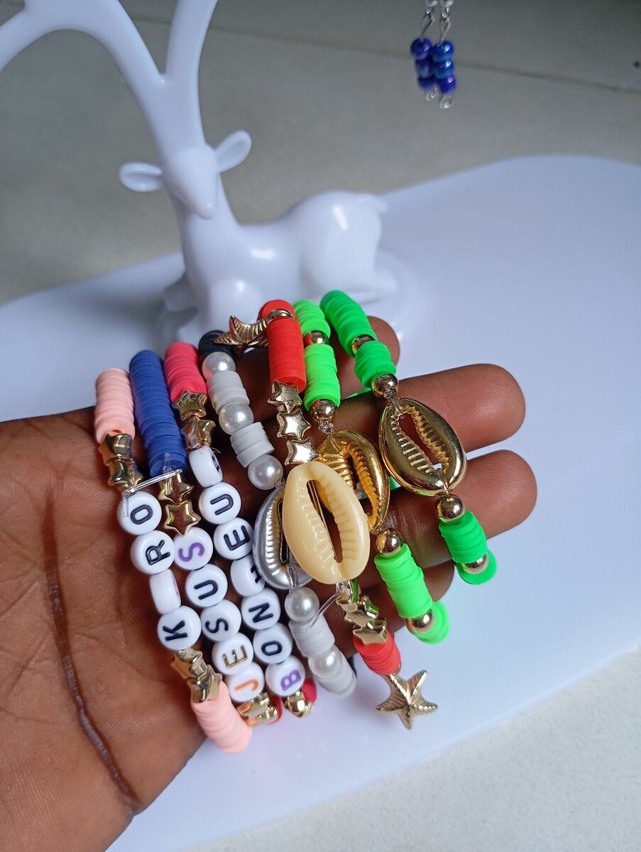 Bracelets perles personnalisés