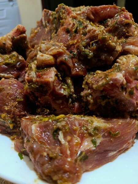 Échine assaisonnée de  porc