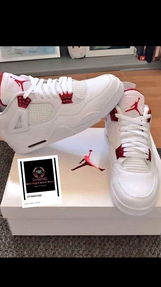 Basket AIR JORDAN authentique avec sa boîte