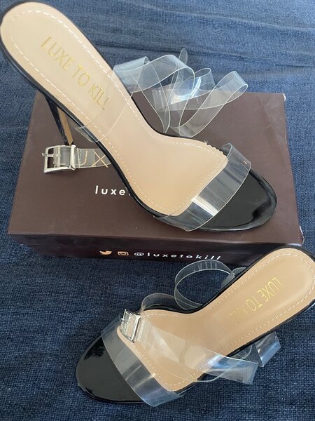 Open Toe Clear Heels