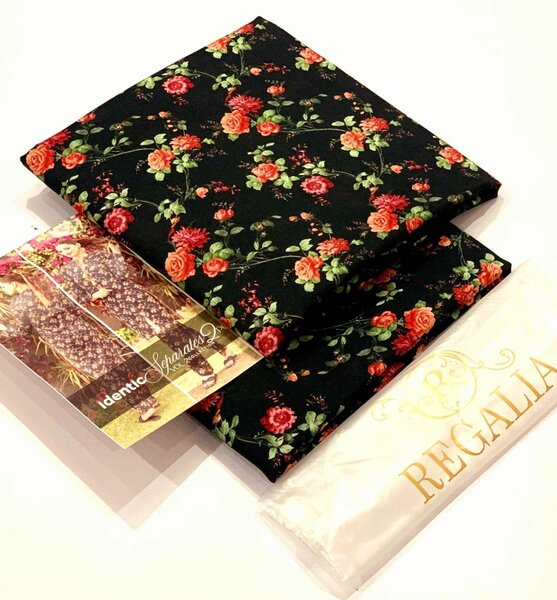 *IDENTIC BY REGALIA  TEXTILE  DIGITAL PRINTED VOL02 LAWN 2Pc