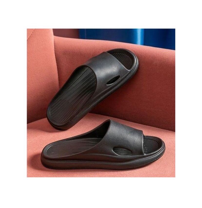 Tongs de bain antidérapantes noires