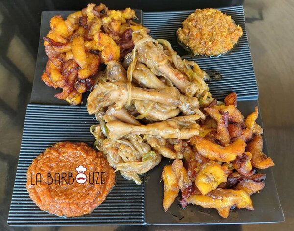 Alloco patte de poulet