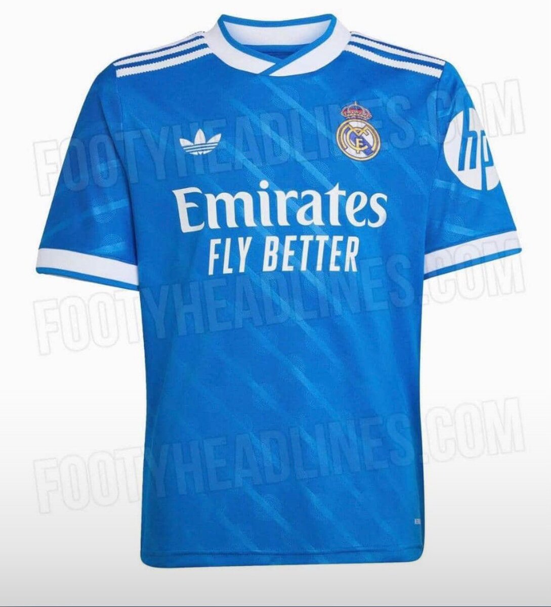 Maillot de football bleu Real Madrid