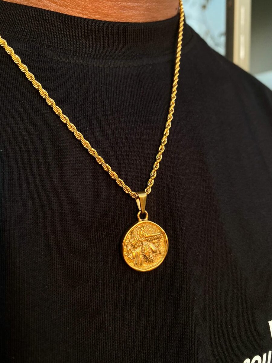 Gold Peadants Chains (Unisex)