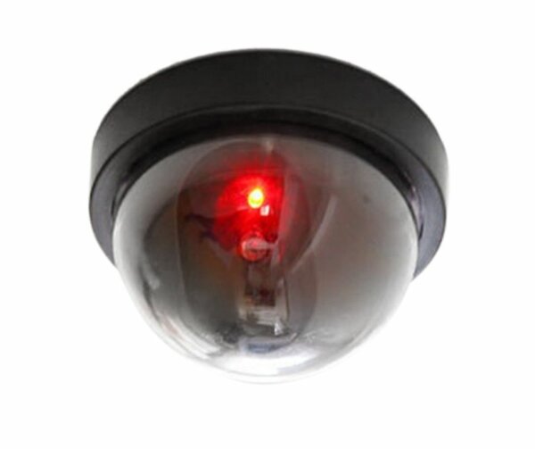 FAKE DOME DUMMY SECURITY CAMERA WITH LED LIGHT (D4.1 X H3.1)
