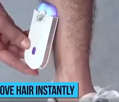 Utiliser l' épilateur laser professionnel.