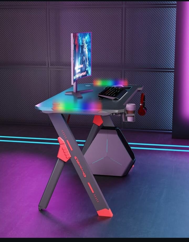 Aellia RGB LIGHTING computer gaming desk
