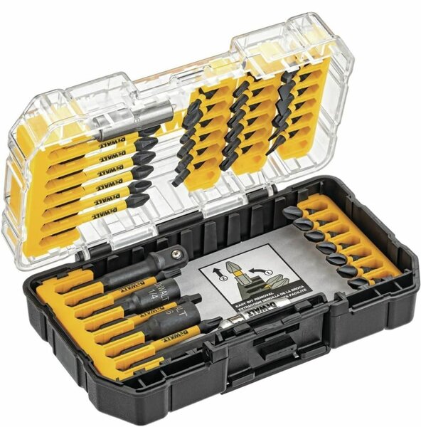 DEWALT Screwdriver Bit Set, Impact Ready, FlexTorq, 40-Piece