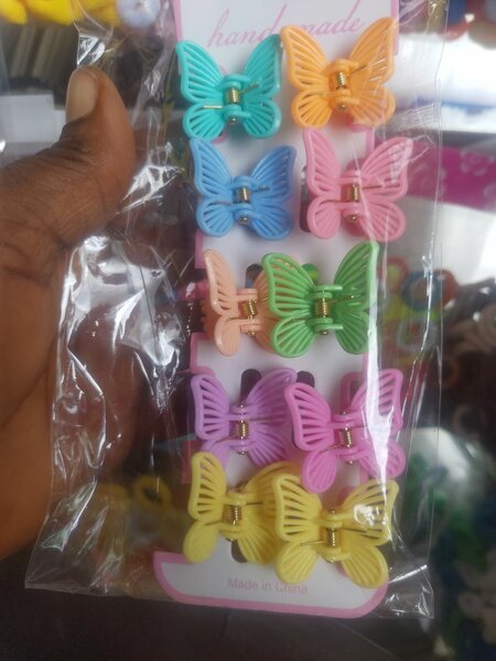 Pinces à Cheveux Papillon Colorées