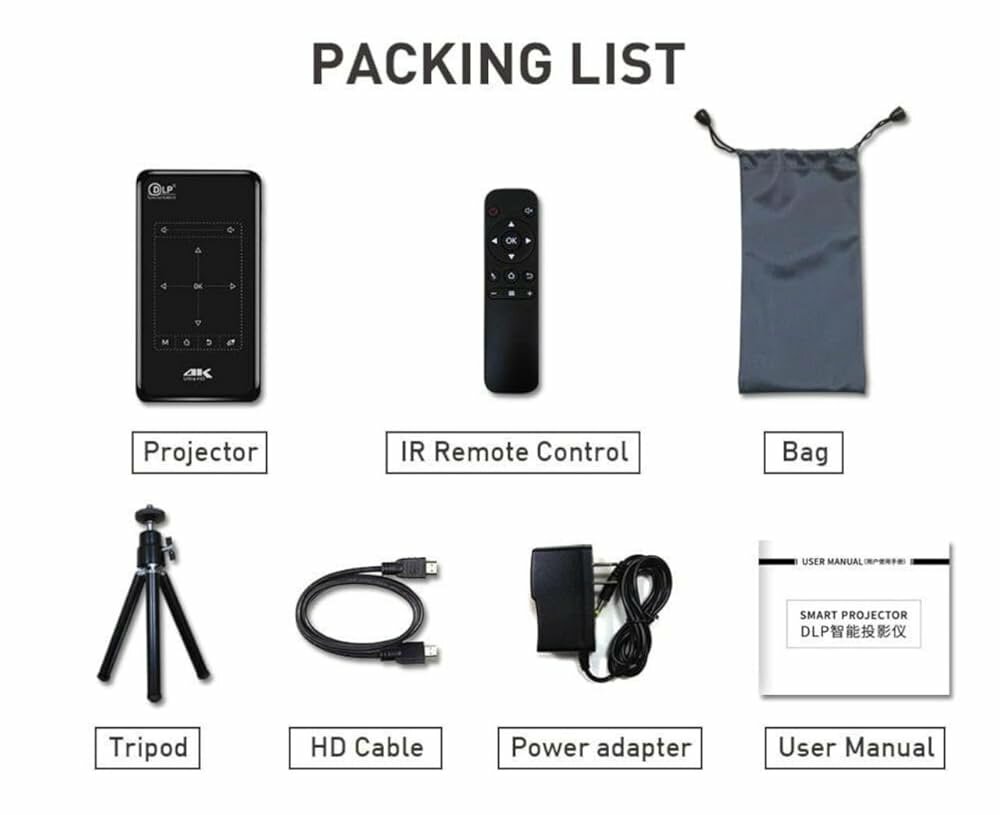 Mini Projecteur DLP Portable HD