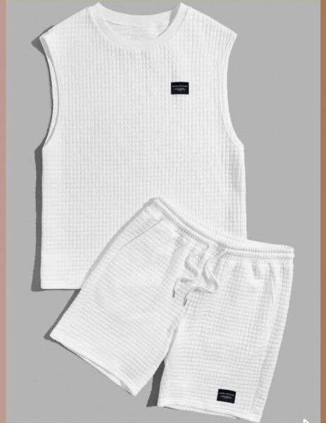 Ensemble de sport blanc pour homme