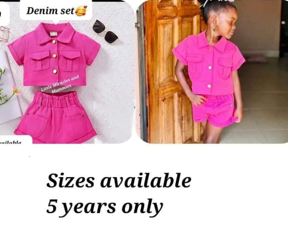 a set for a girl of two pieces