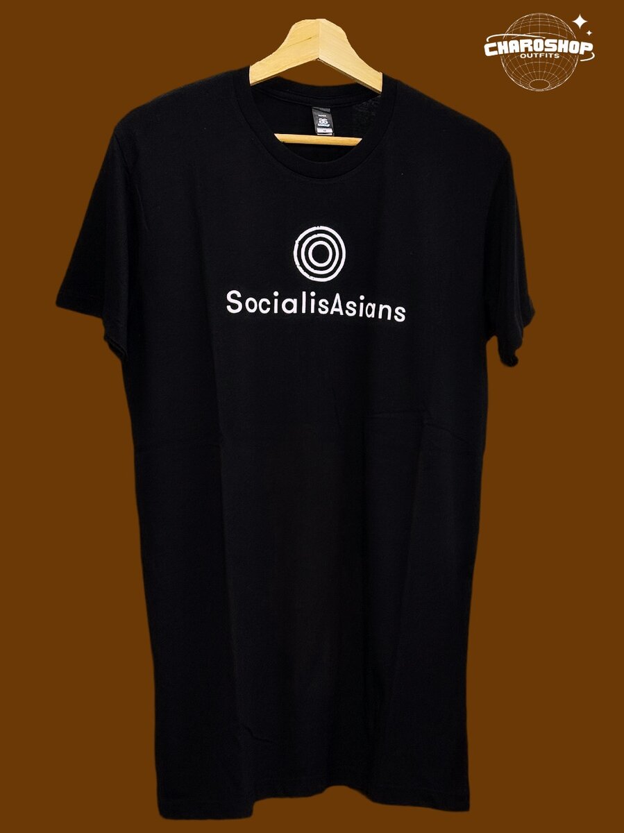 T-shirt noir "SocialisAsians"