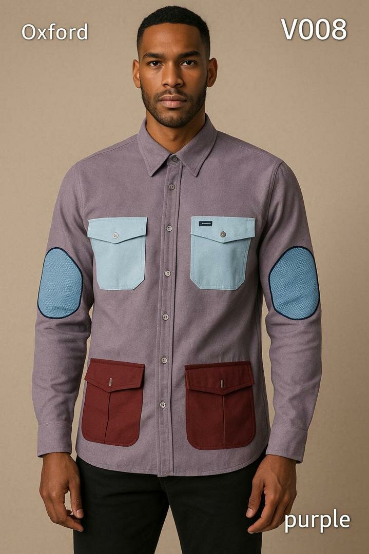 Chemise Oxford à Poches Homme