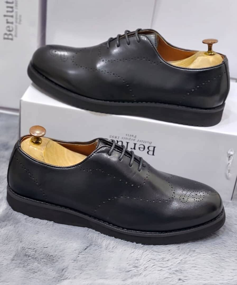 Chaussures Oxford élégantes en cuir pour hommes