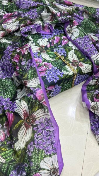 Printed lawn suit
