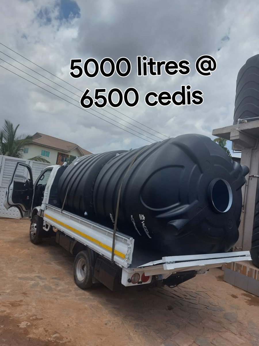 5000 litres Duraplast wa tank