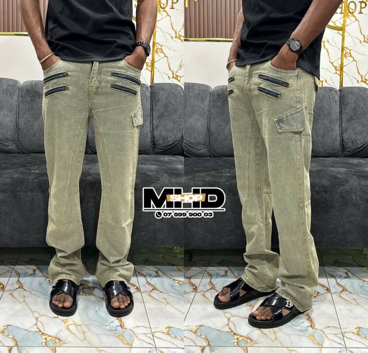 Pantalon cargo homme décontracté