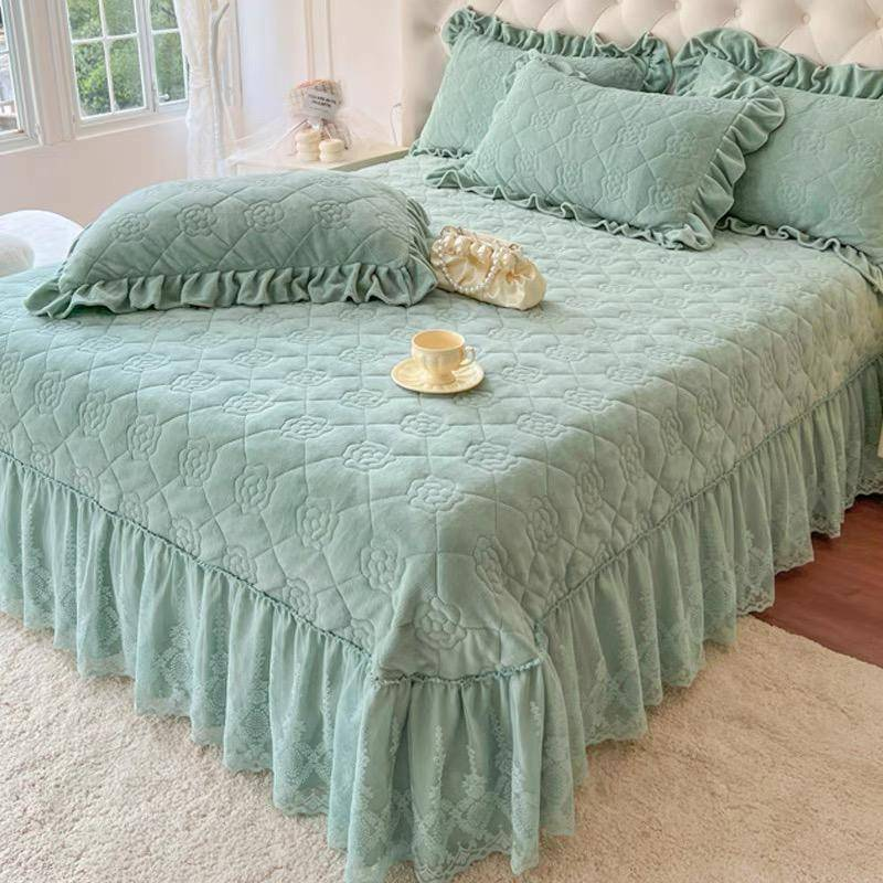 Light-green Bed set