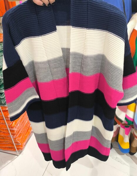 Knitted kimono jacket