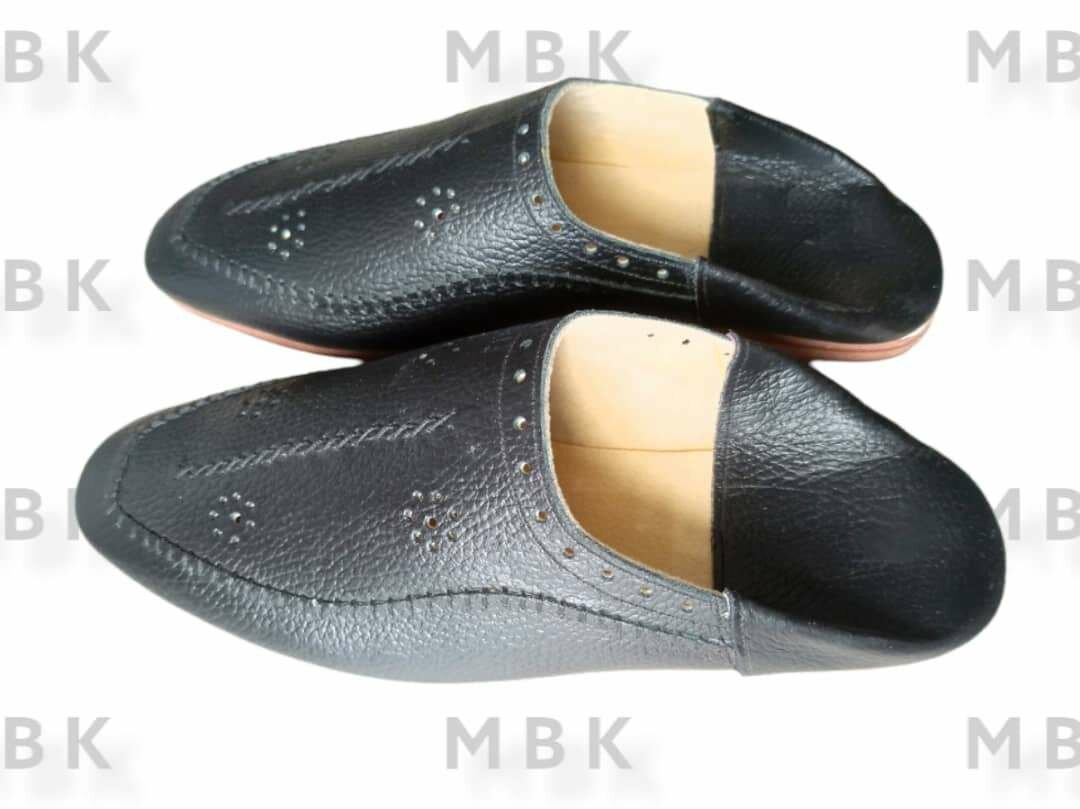 Babouche en cuir