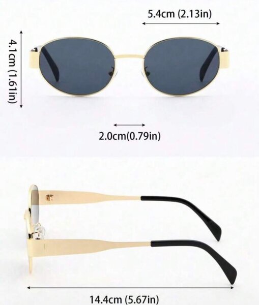 Lunettes de soleil rétro stylées