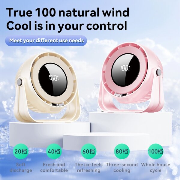 Ventilateur de Bureau Compact USB