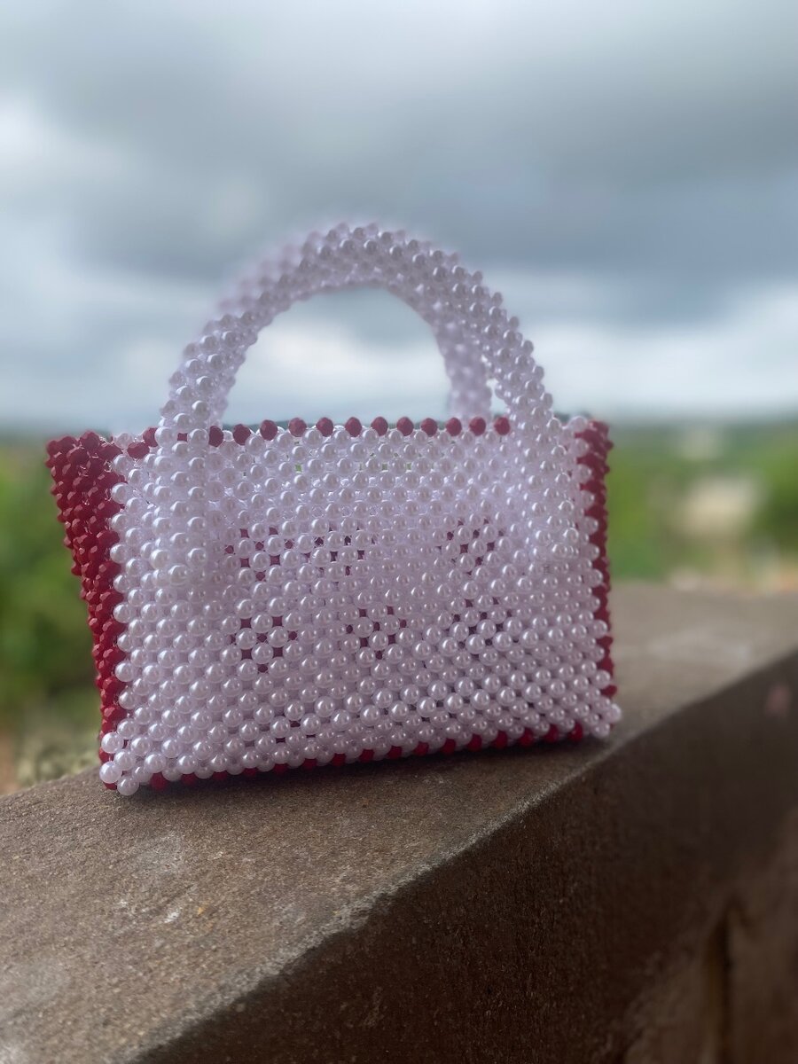 Sac en perles fait main