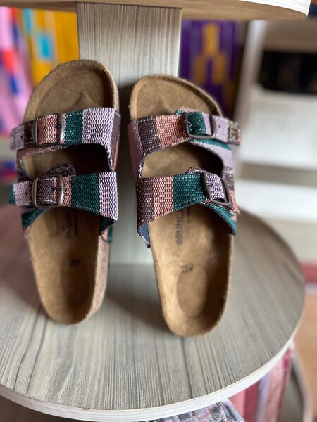 Kente Made Slippers