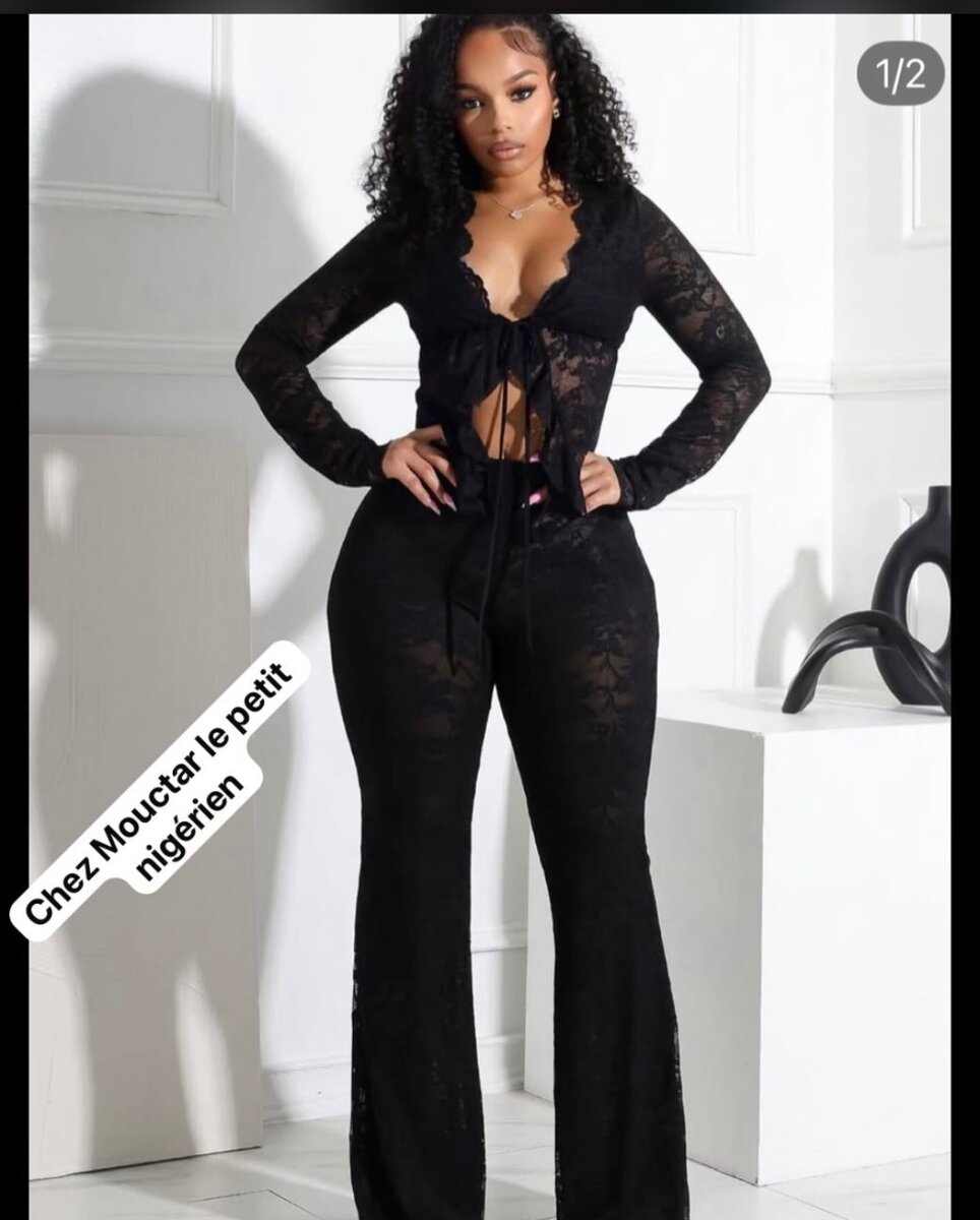 Combinaison élégante en dentelle