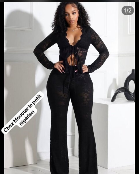 Combinaison élégante en dentelle