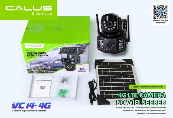 Caméra de Sécurité Solaire 4G