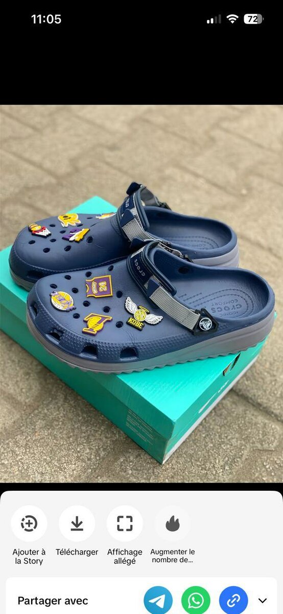 Crocs personnalisés tendance