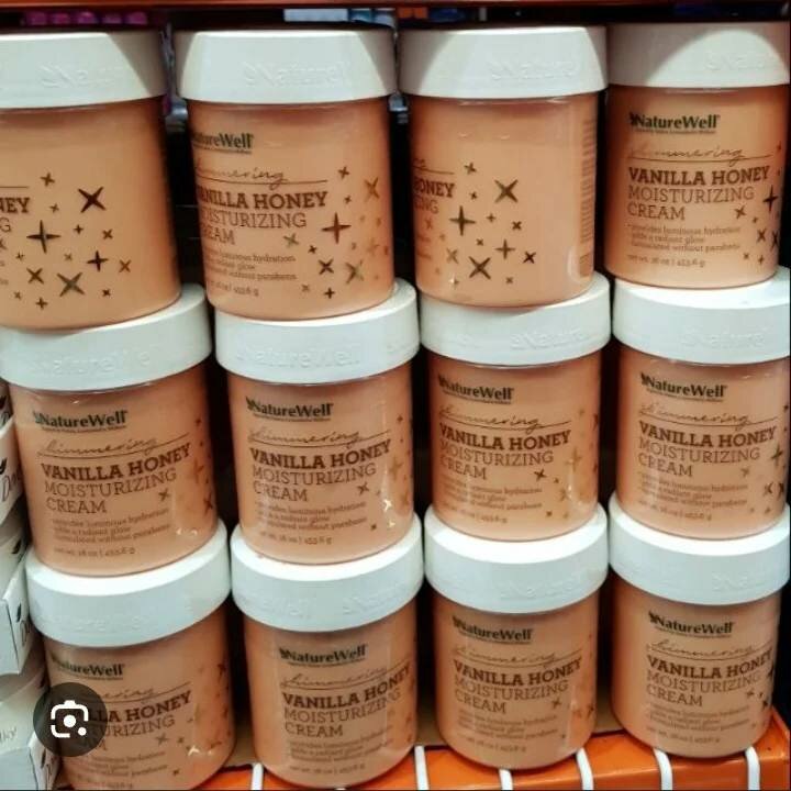Nature Well Shimmering Vanilla Honey Moisturizing Cream