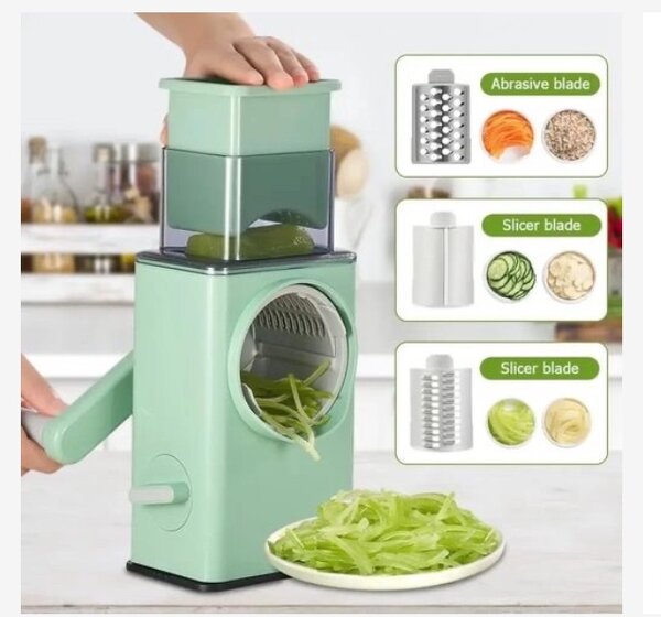 4 In 1 Multifunctional Rotary Vegetable Slicer
