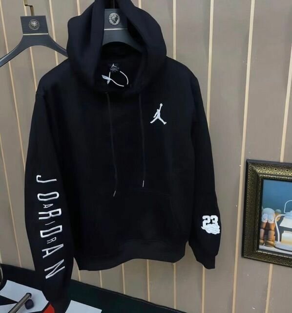 Sweat à capuche Jordan noir