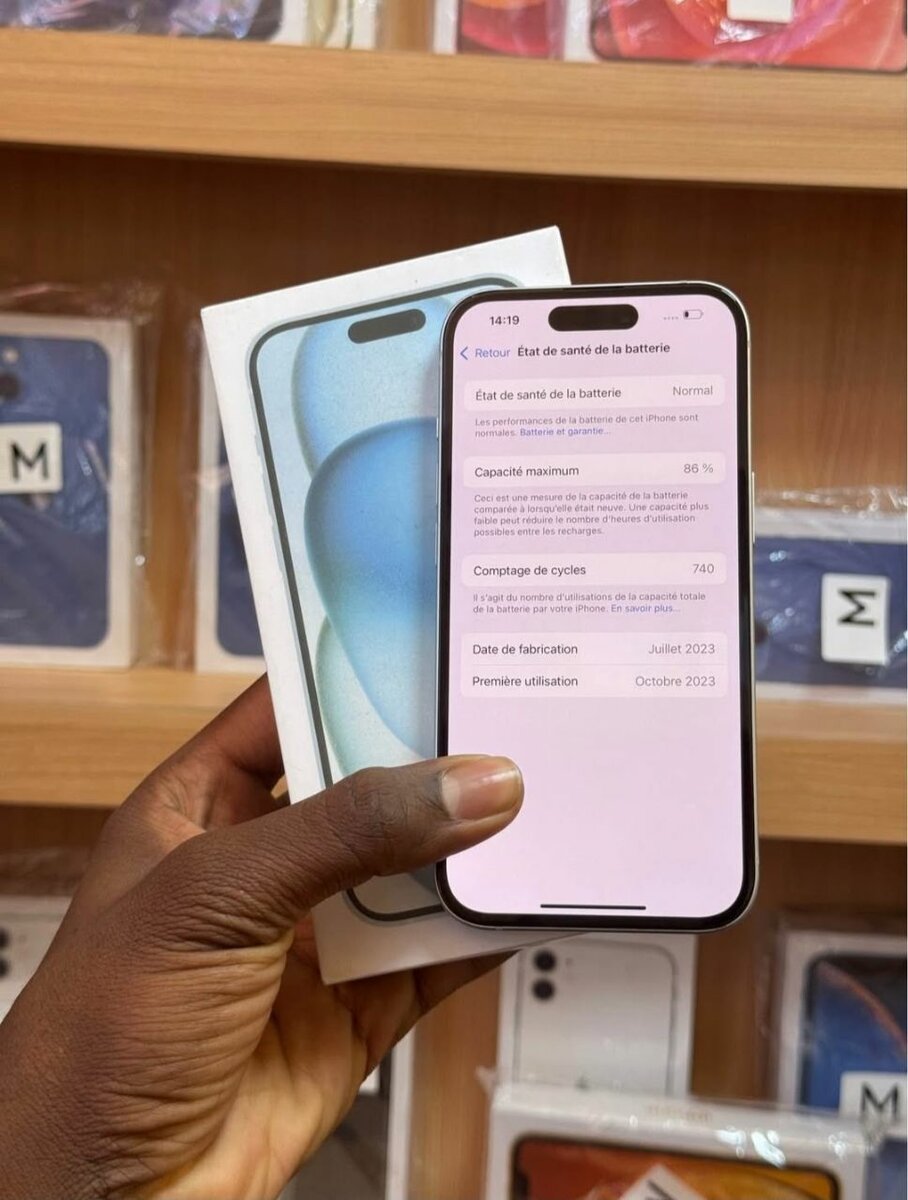 iPhone 14 Pro - 256 Go, Blanc