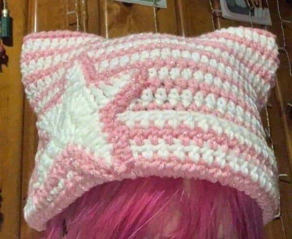 Bonnet en crochet élégants