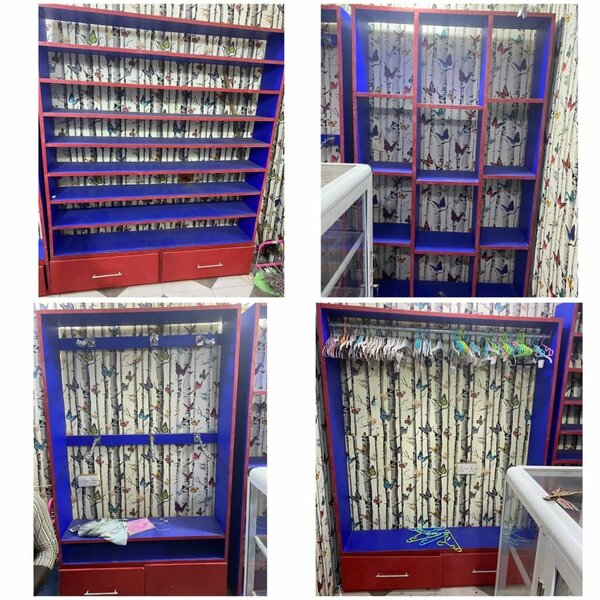 4 wooden shelves available