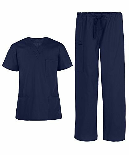 Loose fitting scrub set