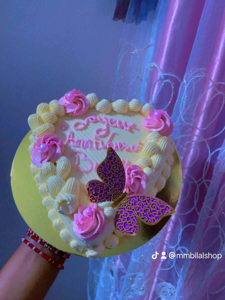 Gâteau en forme de cœur