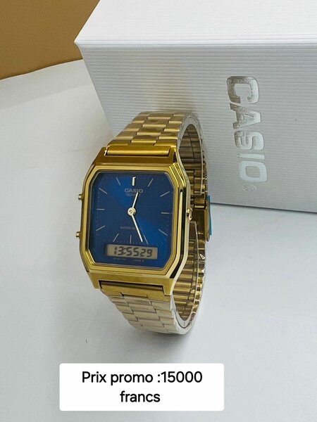 Montre Casio Classique Or