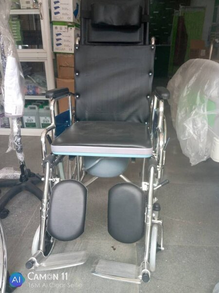 Wheelchair commode (Long back)