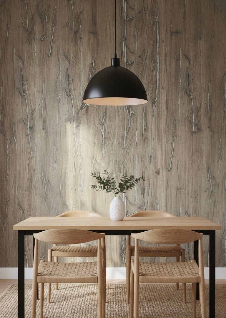 Papier Peint Bois Rustique