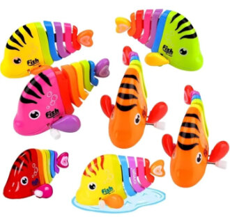 KidzZbe Pink Multi Movable Animal Fish Toy