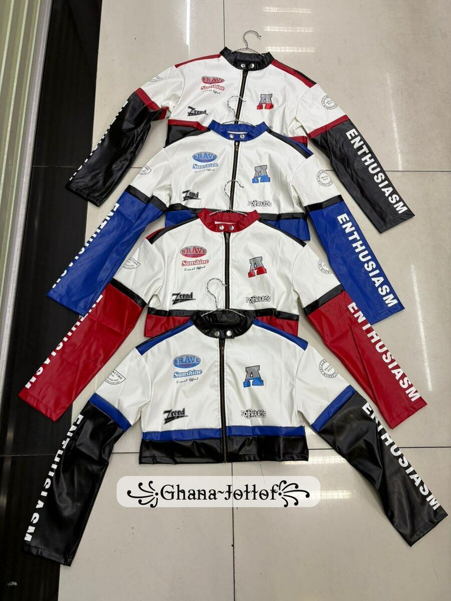 Blouson court style motard