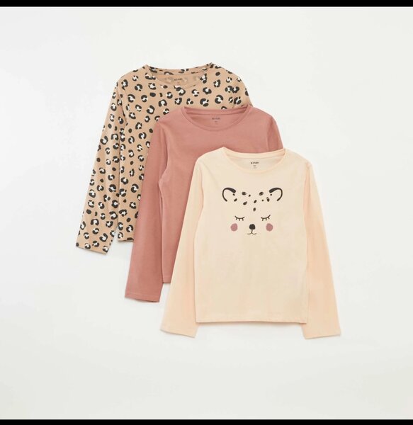 Kiabi Lot de 3 T-Shirts fille